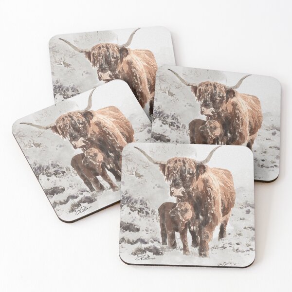 Item preview, Highland Cow and Calf designed and sold by SGillum.
