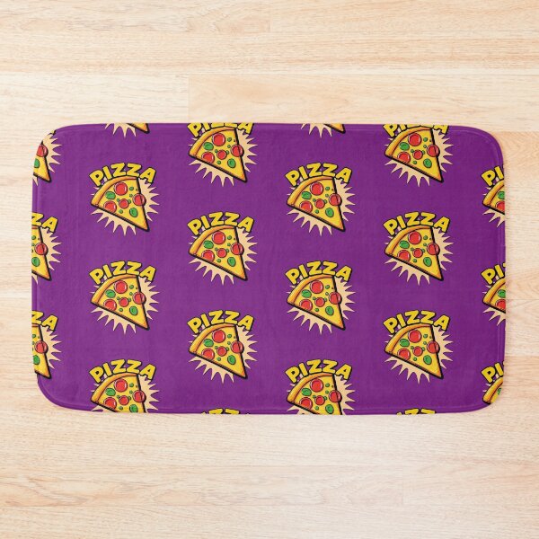 Item preview, Purple Pop Art Pizza Slice Collection designed and sold by SaucyFoodTruck.