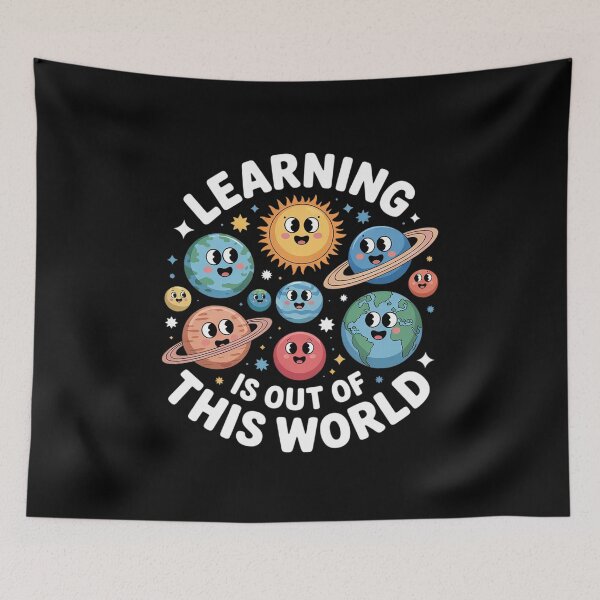 Item preview, Solar System Learning Is Out Of This World Science Teacher Men Women Kids  designed and sold by Belkisallen.