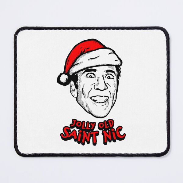 Item preview, Jolly Old Saint Nic (Nicolas Cage Santa Claus Christmas) designed and sold by myhero2699.