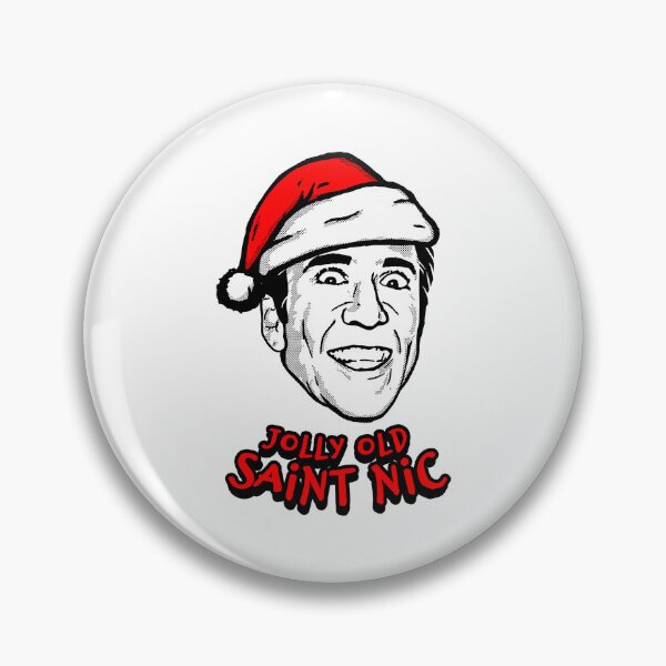 Item preview, Jolly Old Saint Nic (Nicolas Cage Santa Claus Christmas) designed and sold by myhero2699.