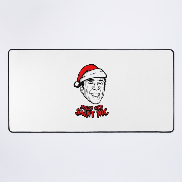 Item preview, Jolly Old Saint Nic (Nicolas Cage Santa Claus Christmas) designed and sold by myhero2699.