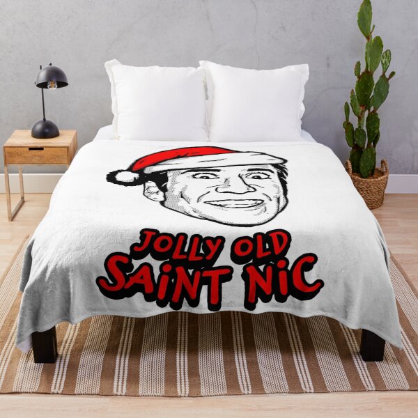 Item preview, Jolly Old Saint Nic (Nicolas Cage Santa Claus Christmas) designed and sold by myhero2699.