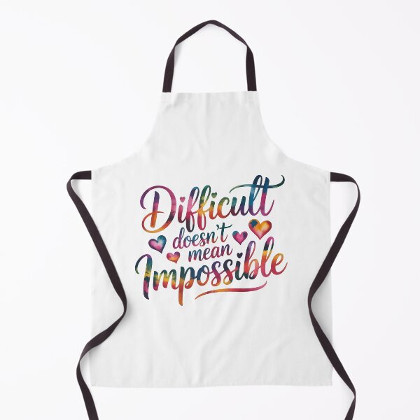 Item preview, Difficult doesn't mean impossible designed and sold by nimmitrends.