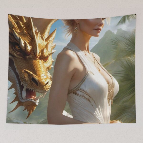 Item preview, Empress of the Golden Wyrm designed and sold by afrancisCL.