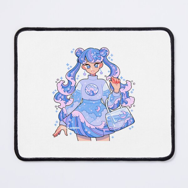 Artikelvorschau, Wavy Girl - Smiley Spark entworfen und verkauft von AlviaAlcedoArt.