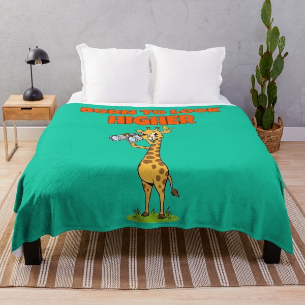Item preview, Born to Look Higher - Cute Giraffe with Binoculars designed and sold by INNERSELFART.