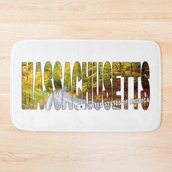Item preview, MASSACHUSETTS United States of America - Road through Fall designed and sold by Adam Gormley.