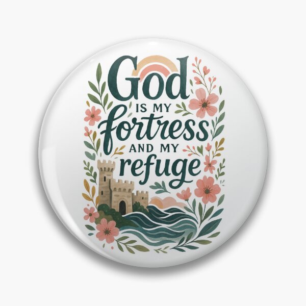 Item preview, God is my Fortress and my Refuge designed and sold by egospel.