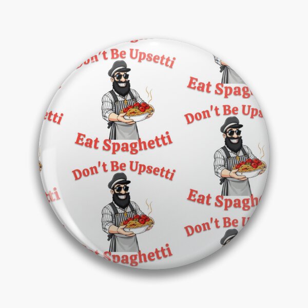 Item preview, Don't Be Upsetti Eat Spaghetti Pop Art Collection designed and sold by SaucyFoodTruck.
