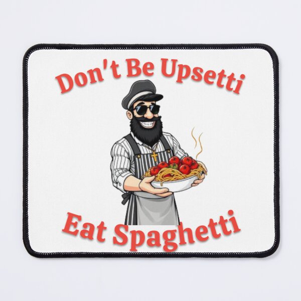 Item preview, Don't Be Upsetti Eat Spaghetti Pop Art Collection designed and sold by SaucyFoodTruck.