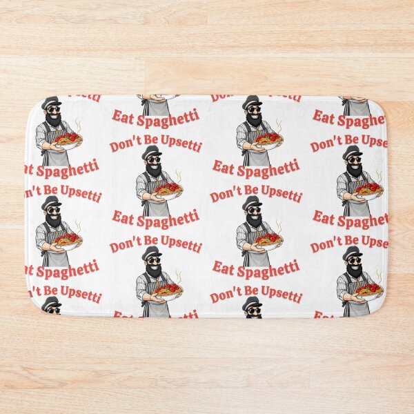 Item preview, Don't Be Upsetti Eat Spaghetti Pop Art Collection designed and sold by SaucyFoodTruck.
