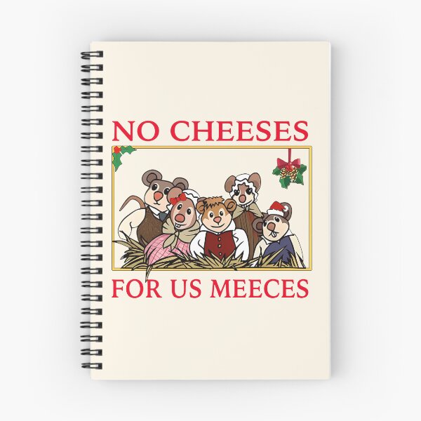 Item preview, No Cheeses for Us Meeces Funny Festive Mice Christmas Design designed and sold by smeraldosecrets.