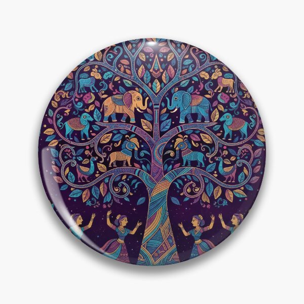 Item preview, Modern digital interpretations of traditional styles like Gond, Madhubani, Warli, or Kalamkari. designed and sold by DrmartDesigns.