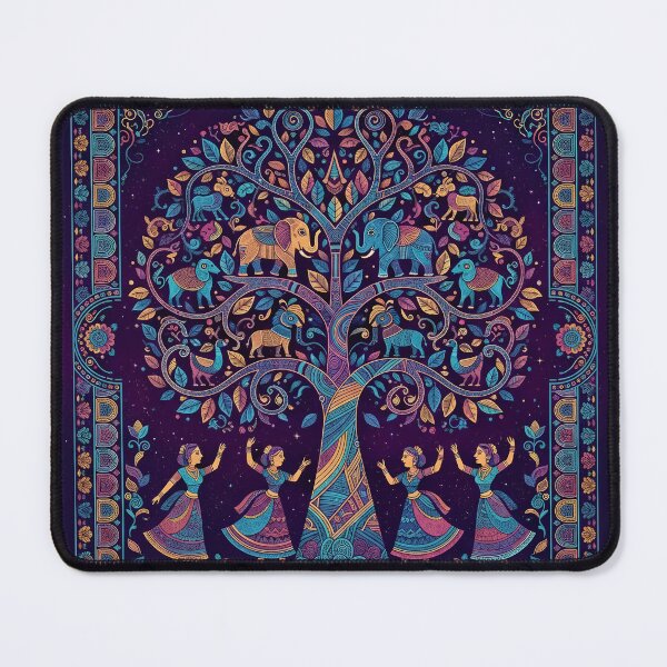 Item preview, Modern digital interpretations of traditional styles like Gond, Madhubani, Warli, or Kalamkari. designed and sold by DrmartDesigns.