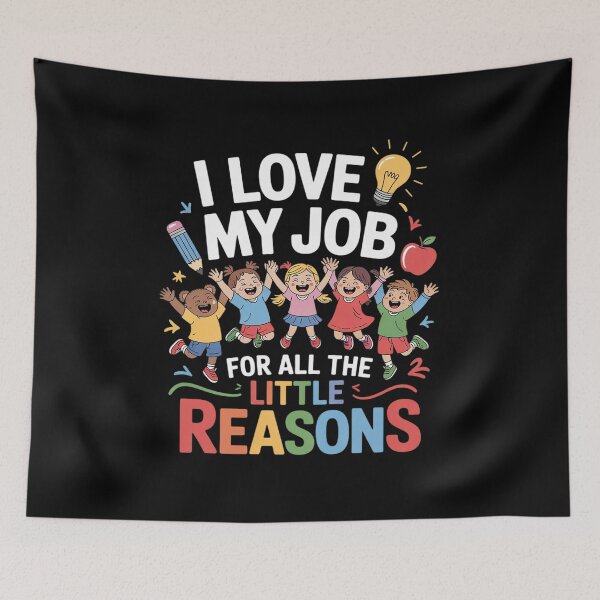Item preview, Teacher I Love My Job For All The Little Reasons .2  designed and sold by KonstanKoraner.