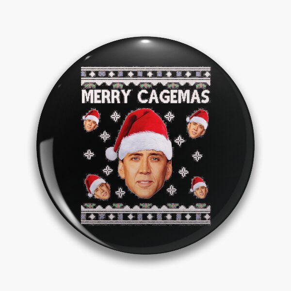 Item preview, Merry Cagemas Christmas Nicolas Cage Knit designed and sold by myhero2699.