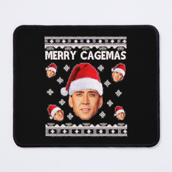 Item preview, Merry Cagemas Christmas Nicolas Cage Knit designed and sold by myhero2699.