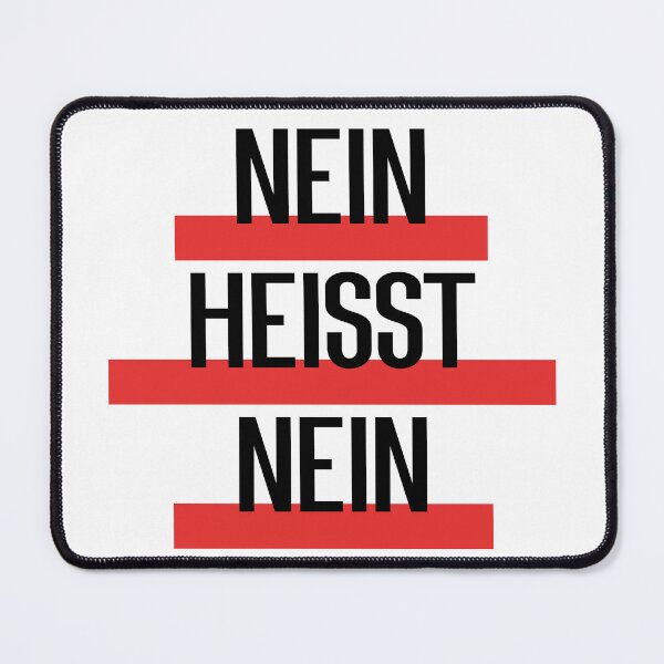 Item preview, No means no – Feminist statement design designed and sold by rolfzogg ART.