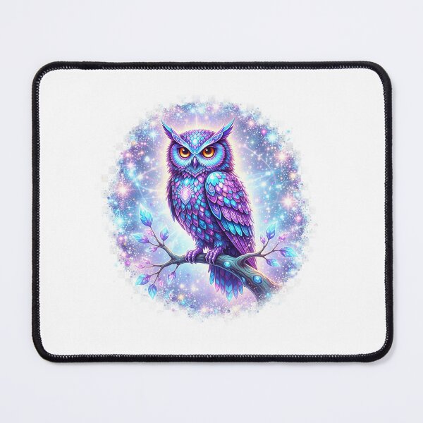 Item preview, Celestial Crystal Owl designed and sold by CelticSoulShop.