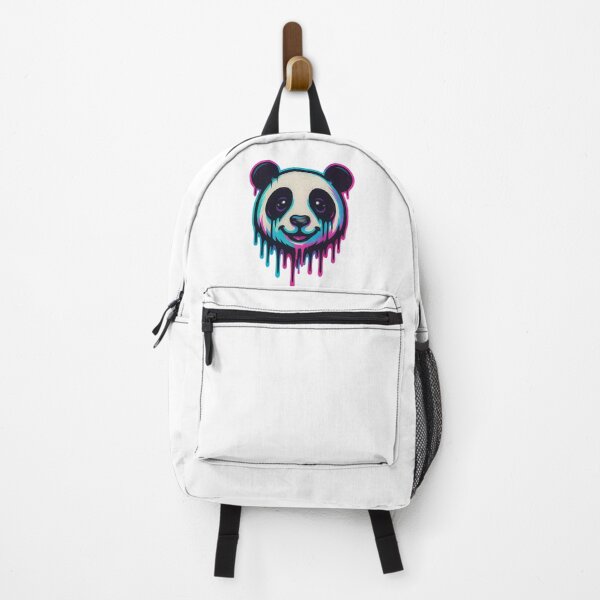Item preview, Vaporwave Drip Panda – Neon Aesthetic Street Sticker designed and sold by Dreamy Panda Studio .