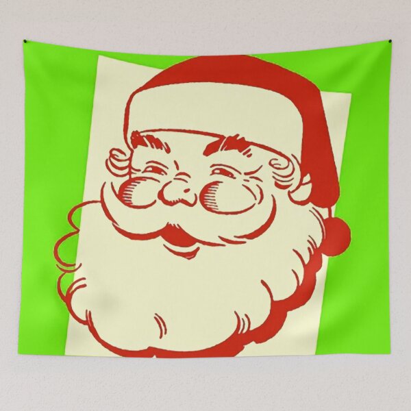 Item preview, Retro Christmas Santa designed and sold by ViaARTfactory.