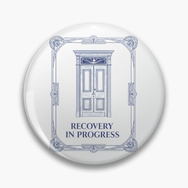 Item preview,  Not Your First Visitor - Hospital Boundary Setting Design - Vintage Blue designed and sold by TheNerdsHub.