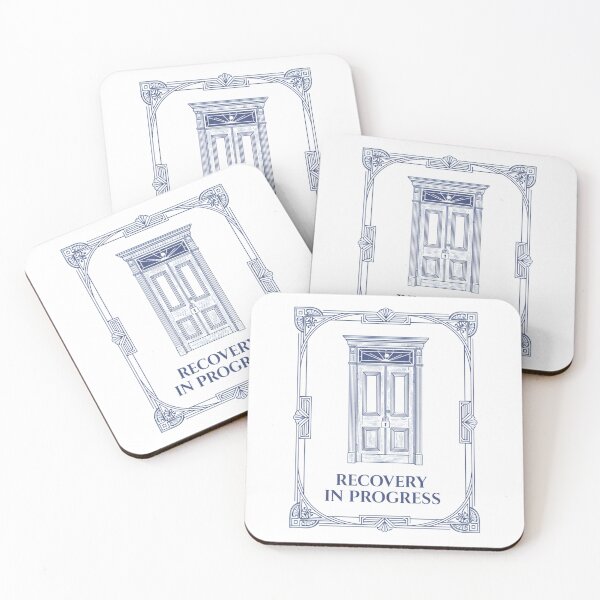 Item preview,  Not Your First Visitor - Hospital Boundary Setting Design - Vintage Blue designed and sold by TheNerdsHub.