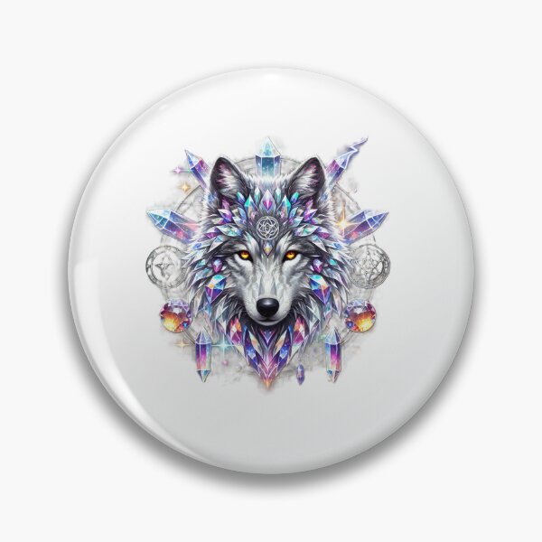 Item preview, Mystic Crystal Wolf designed and sold by CelticSoulShop.