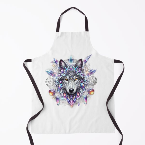 Item preview, Mystic Crystal Wolf designed and sold by CelticSoulShop.