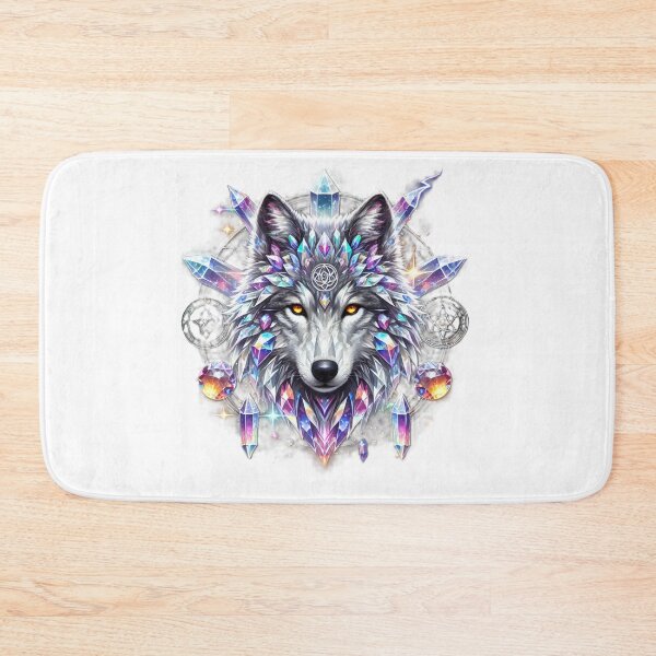 Item preview, Mystic Crystal Wolf designed and sold by CelticSoulShop.