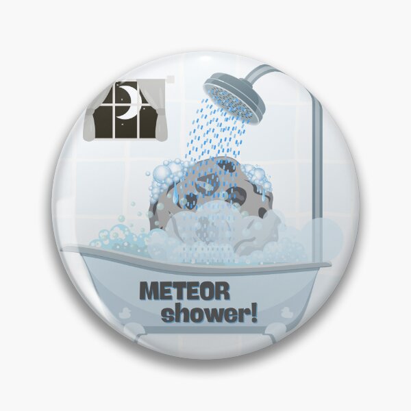 Item preview, Meteor Shower Nerdy Bathtub Celestial Geology Night designed and sold by tumbleweedphoto.