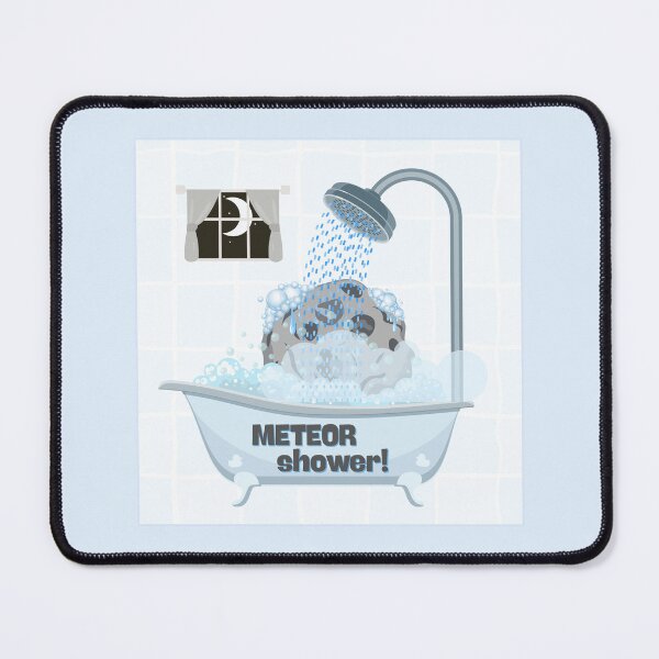 Item preview, Meteor Shower Nerdy Bathtub Celestial Geology Night designed and sold by tumbleweedphoto.
