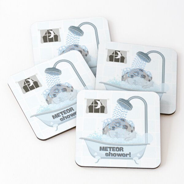 Item preview, Meteor Shower Nerdy Bathtub Celestial Geology Night designed and sold by tumbleweedphoto.