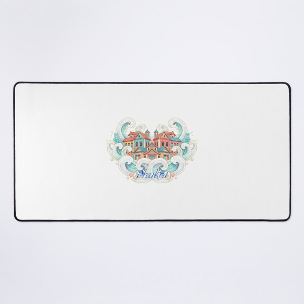 Item preview, Text Phuket Waves – Pearl & Heritage Fusion designed and sold by See-Sea-Colors.