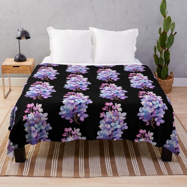 Item preview, Lilac flowers in watercolour designed and sold by FiyaRose.