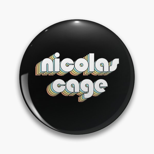 Item preview, Nicolas Cage - Retro Typography Faded Style designed and sold by myhero2699.