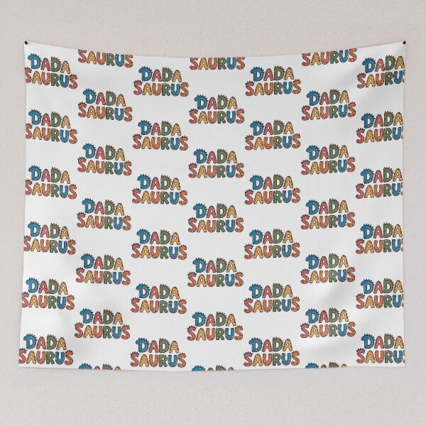 Item preview, Dada Saurus Retro Sunset T‑Shirt – Cool Dinosaur Dad Gift designed and sold by graphic-genie.