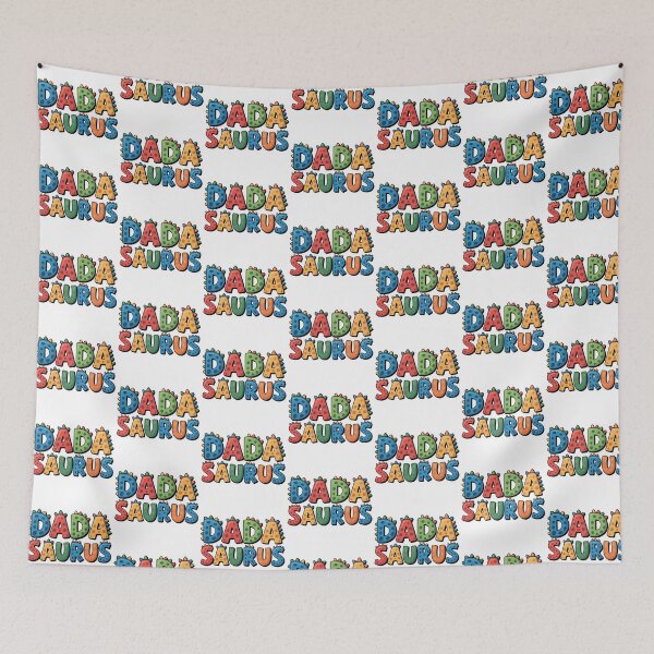 Item preview, Dada Saurus Retro Sunset T‑Shirt – Cool Dinosaur Dad Gift designed and sold by graphic-genie.