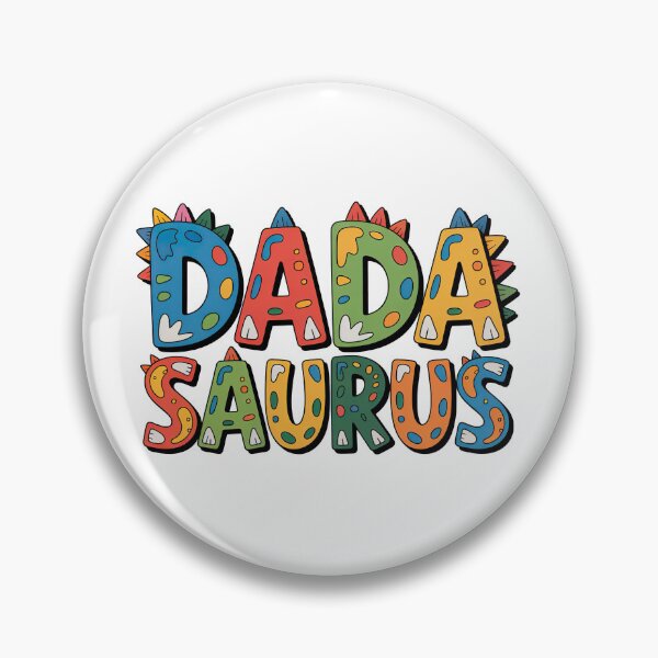 Item preview, Dada Saurus Retro Sunset T‑Shirt – Cool Dinosaur Dad Gift designed and sold by graphic-genie.