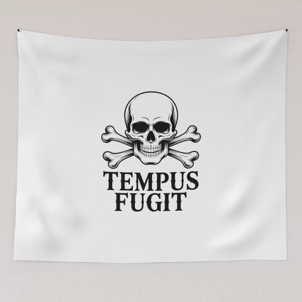 Item preview, Tempus Fugit - Time Flies Skull Design designed and sold by Peter Stawicki.