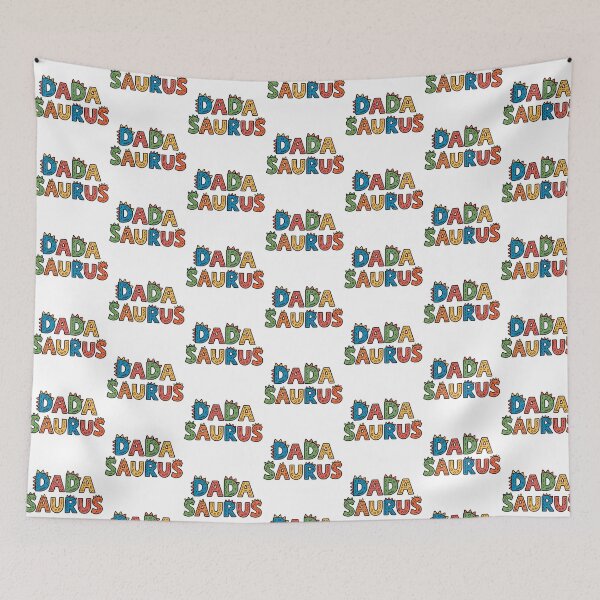 Item preview, Dada Saurus Retro Sunset T‑Shirt – Cool Dinosaur Dad Gift designed and sold by graphic-genie.