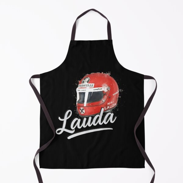 Item preview, Niki Lauda F1 Helmet Watercolor designed and sold by Studio F1Grid.