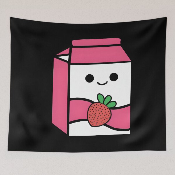 Item preview, Kawaii Milk Carton Strawberry designed and sold by MichelleBooth1.