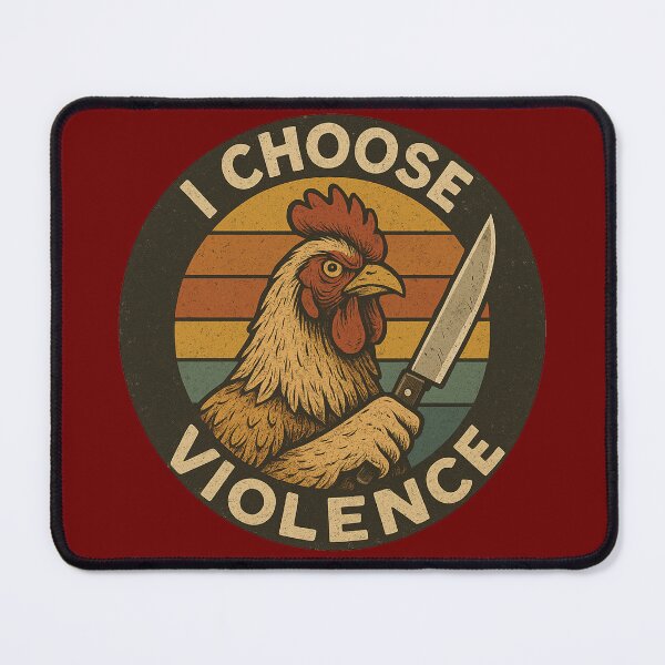 Item preview, I Choose Violence Chicken designed and sold by Shamrocked.