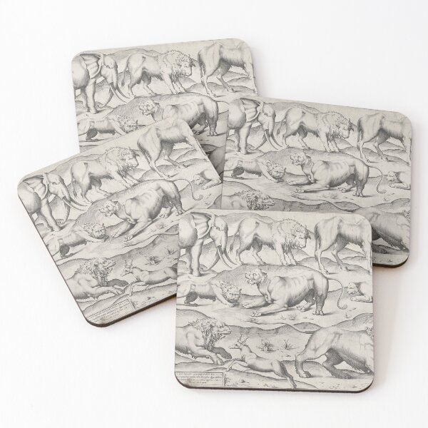 Item preview, Wild Animals from "Speculum Romanae Magnificentiae" 1547 designed and sold by AnimaliaStar.