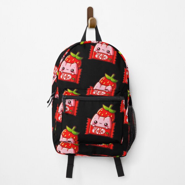Item preview, Choco-Wafer Strawberry Cat — Transparent Sticker designed and sold by MichelleBooth1.