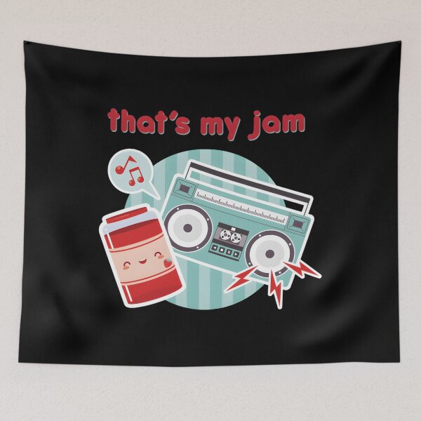 Item preview, That’s My Jam — Cassette & Strawberry designed and sold by MichelleBooth1.