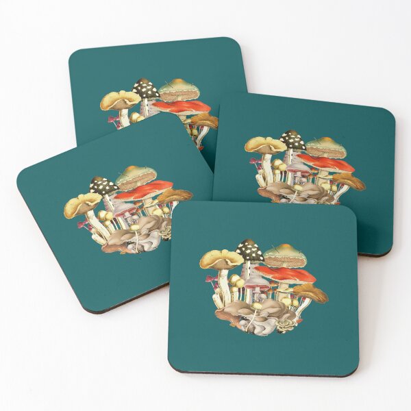Item preview, A Multitude of Mushrooms designed and sold by amanthaBurn.