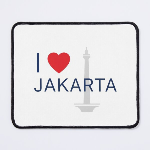 Item preview, I LOVE JAKARTA Design designed and sold by VerizalShop.